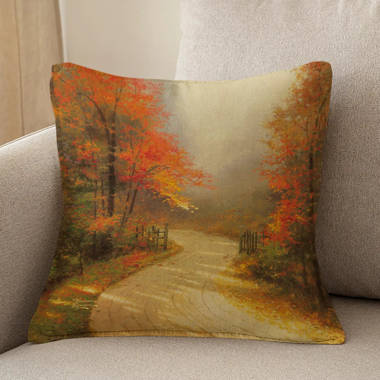 Autumn throw outlet pillows